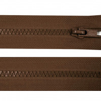Zips vetrovkový, kosticový - UH - 30 cm - Hnedá tmavá 304
