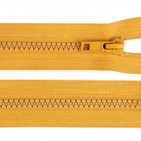 Zips vetrovkový, kosticový - UH - 30 cm - Horčicová 123