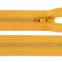 Zips vetrovkový, kosticový - UH - 30 cm - Horčicová 123