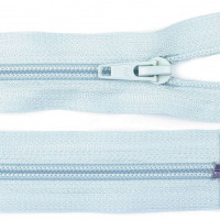 Zips vetrovkový, špirálový - UH - 40 cm - Modrá svetlá 183