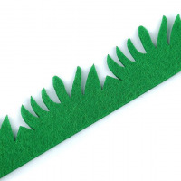 Filcová tráva 3 x 100 cm - Zelená tmavá