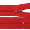 Zips šatový, špirálový - UH - 18 cm - šírka špirály 3 mm - Červená