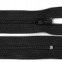 Zips šatový, špirálový - UH - 14 cm - šírka špirály 3 mm - Čierna