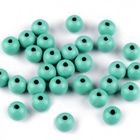 Drevené koráliky Ø10 mm - Mint 26