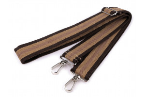 Textilný popruh na tašku s karabinami 79-142 cm