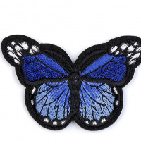 Nažehlovačka - Motýľ - Modrá