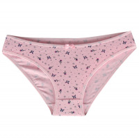Dámske nohavičky K 300-006 - Ružové s potlačou - veľkosť L