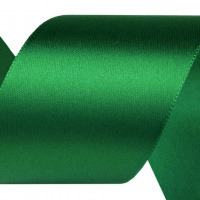 Atlasová stuha šírka 50 mm - zväzok po 3 m - Zelená vianočná