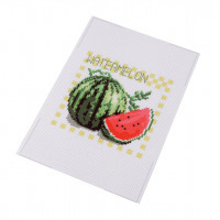 Vyšívacia predloha na krížikovú výšivku pre deti - Melón