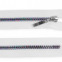 Zips vetrovkový, kosticový - UH - 80 cm - Dúhový biely 5mm