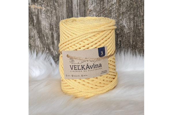 Špagát VEĽKÁvlna 3mm - Prvosienka