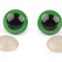 Bezpečnostné oči farebné - 18 mm - Zelená