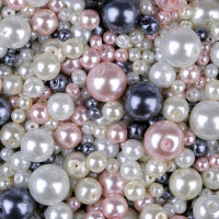 Sklenené voskové perly mix veľkostí Ø 4-12mm - Mix 36