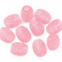 Plastové koráliky s veľkým prievlakom 13x15 mm - Ružová