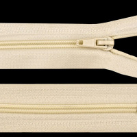 Zips vetrovkový, špirálový - UH - 75 cm - Krémová svetlá