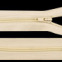 Zips vetrovkový, špirálový - UH - 75 cm - Krémová svetlá