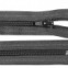 Zips vetrovkový, špirálový - UH - 75 cm - Šedá tmavá