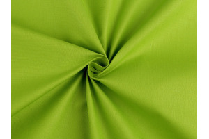 Látka bavlnená - jednofarebná - Zelená