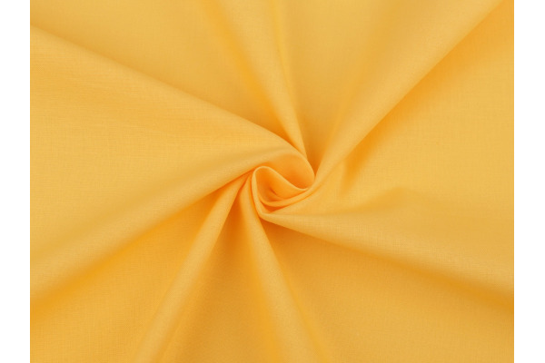 Látka bavlnená - jednofarebná - Žltá