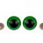 Bezpečnostné oči farebné - 10 mm - Zelená