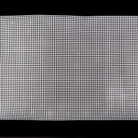 Plastová mriežka / kanava 32,8 x 50,5 cm - Biela