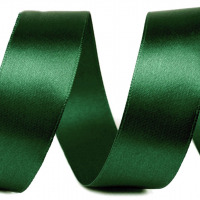 Atlasová stuha šírka 20 mm - zväzok po 5 m - Zelená tmavá 128